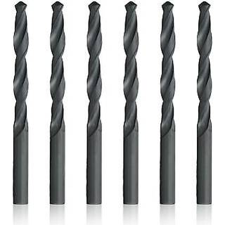 Drill America - DWDN3/8P6 3/8 """" High Speed ??Steel Blackoxide Drill Bit (pakke med 6) DWDN -serien