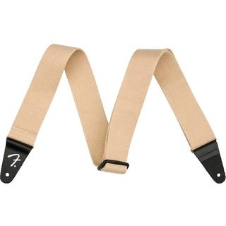 Fender SuperSoft Series Guitar Strap Justerbar fra 34 """" til 58 """" L?derender Sand