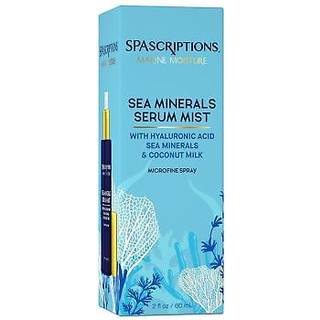 SpaScriptions Marine Moisture Sea Minerals Serum Mist Hydrating Face Mist Ansigtsspray med hyaluronsyre Hydrater og beroliger huden Cruelty Free