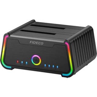 Fideco HDD/SSD-dockingstation med SATA 2,5"/3,5" og USB 3.0 og UASP-understøttelse