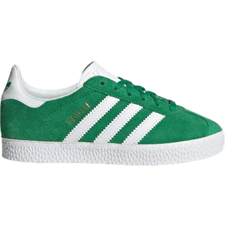 Gazelle C Sneakers, Green/White/Gold Metallic, 33