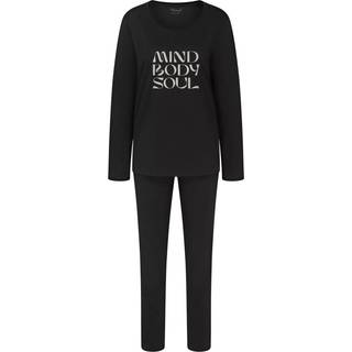 Triumph Long Sleeve Pyjama Set - Black - 44 * Kampagne *