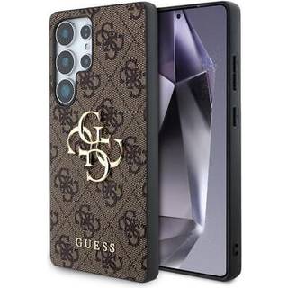 Samsung Galaxy S25 Ultra Guess 4G Big Metal Logo Hybrid Cover - Brun