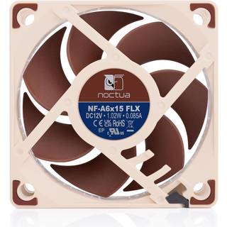 Noctua NF-A6x15 FLX - Kabinet køler - 60mm - Sort - 19 dBA