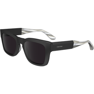 Calvin Klein Unisex CK23539S 001 Solbriller Acetat Sort Røg Firkantet Normal Normal
