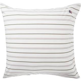 Lexington Striped Cotton Poplin pudebetræk 65x65 cm White