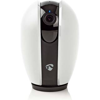 NEDIS SmartLife Indendørs Kamera | Wi-Fi | Full HD 1080p | Pan tilt | Cloud Storage (mulighed) / microSD (ikke inkluderet) | Med bevægelsessensor | Nattesyn | Hvid / Mørkegrå