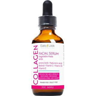 Kollagen serum til ansigt - Anti -aging ansigtsserum Stram lift Hydrat & plump alle hudtyper Reducer fine linje og rynker 2oz