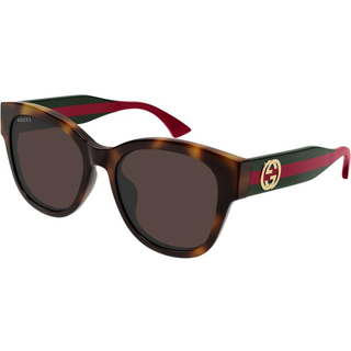 Gucci GG1866SK Asian Fit 002 56 Solbriller Kvinder Tortoiseshell - Tortoise - 56mm