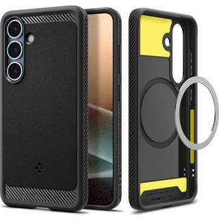 Spigen Rugged Armor MagSafe - Matte Black - Samsung Galaxy S25