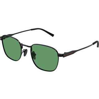 Gucci Mand GG1876S 004 Solbriller Metal Sort Grøn Rund
