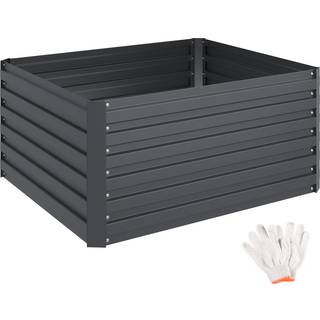 Højbed Blomma, 720 L, galvaniseret, 120x60x100cm - anthrazit