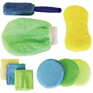 Premium Microfiber Vaskesæt - PROTECTON - 9 Dele