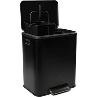 Pedalspand m/soft close 2 x 15 liter - G. Funder