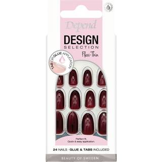 Depend Design Selection Bordeaux Red Medium Oval
