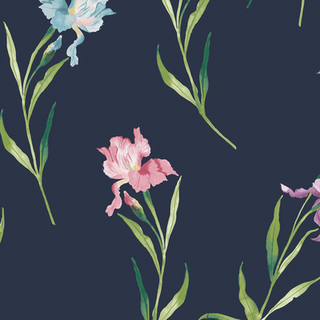 Laura Ashley Wallpaper Hawling Irises 127399