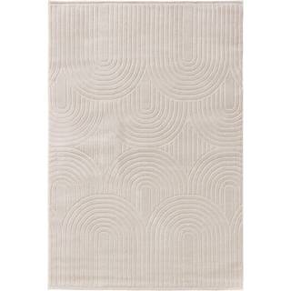 NOVA Creme Tæppe - Rektangulær / 160x230 cm / Hvid