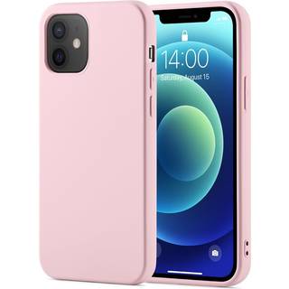 Mobique TPU Cover iPhone 12/iPhone 12 Pro Lyserød