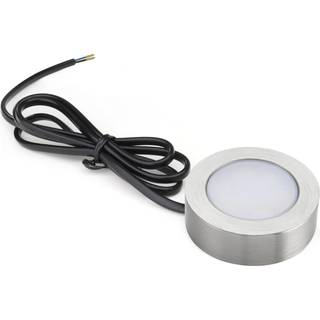 Bright Source LED cirkulært underskabslys, satin-nikkel, 220 lm, 3CCT-skiftbart 3000K 4000K 6000K