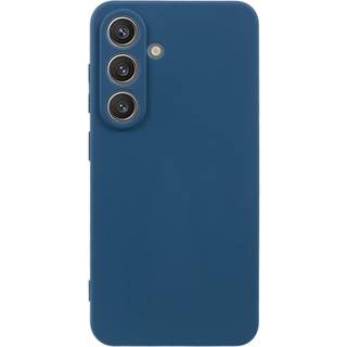 EIDERWOOD - Samsung Galaxy S25 Blødt Plast Cover - Anti-Ridse Beskyttelse med Fiberforing - Mørkeblå
