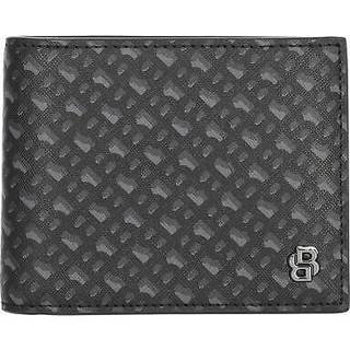 Pung med tredobbelt fold med monogram og Double B-detaljer