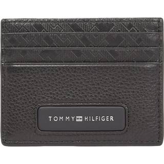 TH Monogram Leather Credit Card Holder