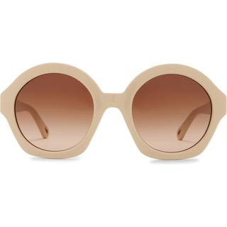Chloé CH0302S 003 53 Solbriller Kvinder Hvid - Ivory White - 53mm