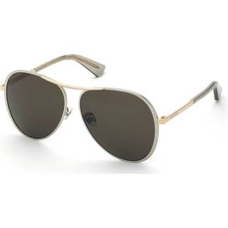 Nina Ricci Kvinde SNR407 340 Solbriller Metal Guld Brun Pilot Normal