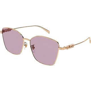 Gucci Kvinde Gucci GG1805SA 003 Solbriller Metal Guld Violet Sommerfugl