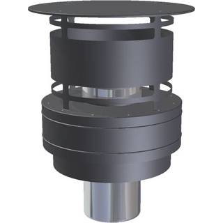 Schiedel pmsa50 skorstenshætte m/renselem - ø150