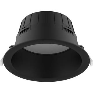 Noxion LED Downlight Hera Dyb Forsænket Sort 9W 900lm - 827-840 CCT | 146mm - Udsnit 120mm