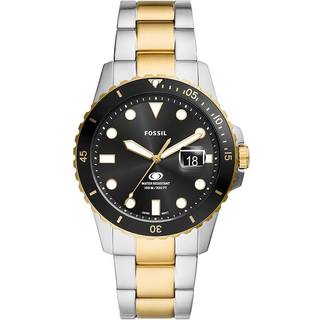 Fossil FS6031 Blue Dive Two Tone Bracelet Watch - W10332