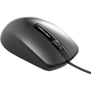 Vention KTABG wired mouse 1.5m cable (Black) - Mus - 3 knapper - Sort