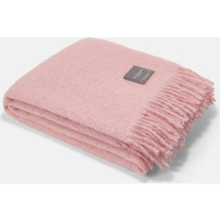 Stackelbergs Mohair Tæppe Valset Frynse 130x170 Cm Rosé - Plaider & Tæpper Uld Rose - 4004