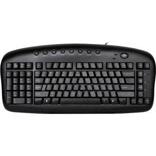 Ergonomisk venstreh?ndet tastatur til forretning/regnskab - 8 Multimedia Hotkeys - Eliminerer RSI og Carpal Tunnel - Patenterede Natural_A Keycap
