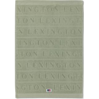 Lexington Jacquard Håndklæde 50x70 Cm - Håndklæder & Badelagner Bomuld Vintage Green - 10003901-8010-TW20