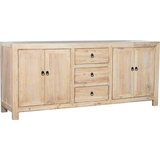 Skænk Home ESPRIT Natur Genbrugt Træ Elmetræ 200 x 45 x 85 cm