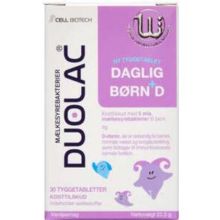 Duolac Daglig Børn+ D Kosttilskud 30 stk