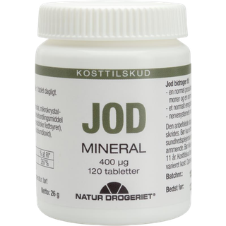 Natur Drogeriet Jod tabletter 400 µg 120 stk