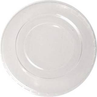 Plastlåg Klar Til Dressingbæger Ø74 Mm 100 Stk.