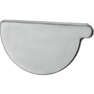VM Zinc Endebund til venstre. 250 mm. 1/2-rund. Valseblank -Tages ikke retur-