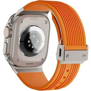 Cirafon Silikonearmbånd Til Apple Watch (42/44/45/49 Mm) Med Foldelås