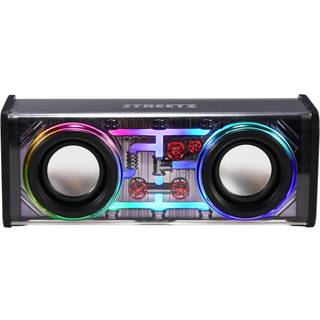 Streetz Trådløs højttaler 10W med LED-belysning - Transparent
