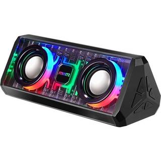 Streetz Trådløs højttaler 10W med LED-belysning - Transparent