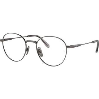 Ray - Ban Unisex RX8782 DAVID TITANIUM 1244 Optiske stel Titanium Sort Transparent Pantos Normal