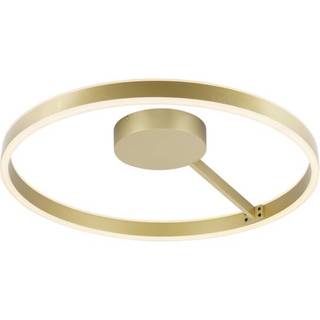 SLV LED-loftlampe One, Ø 60 cm, messingfarvet metal CCT