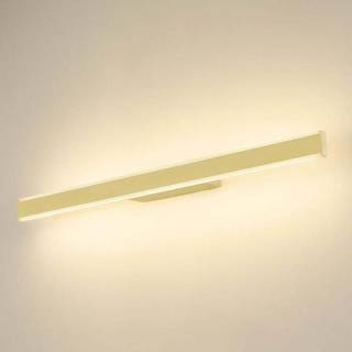 SLV LED-væglampe til badeværelset One Linear, 70 cm, messingfarvet