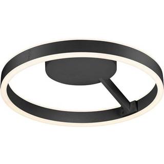 SLV LED-loftlampe One, Ø 40 cm, sort, metal, CCT