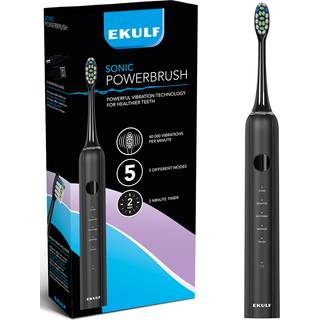 Ekulf Sonic PowerBrush black (1 stk)