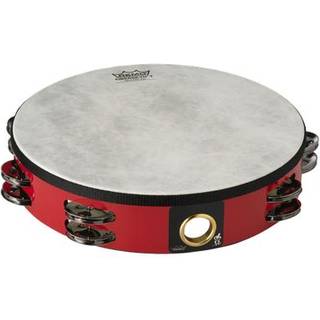 Remo TA-5210-52 Fiberskyn Tambourine-Quadura Deep Red 10 """"